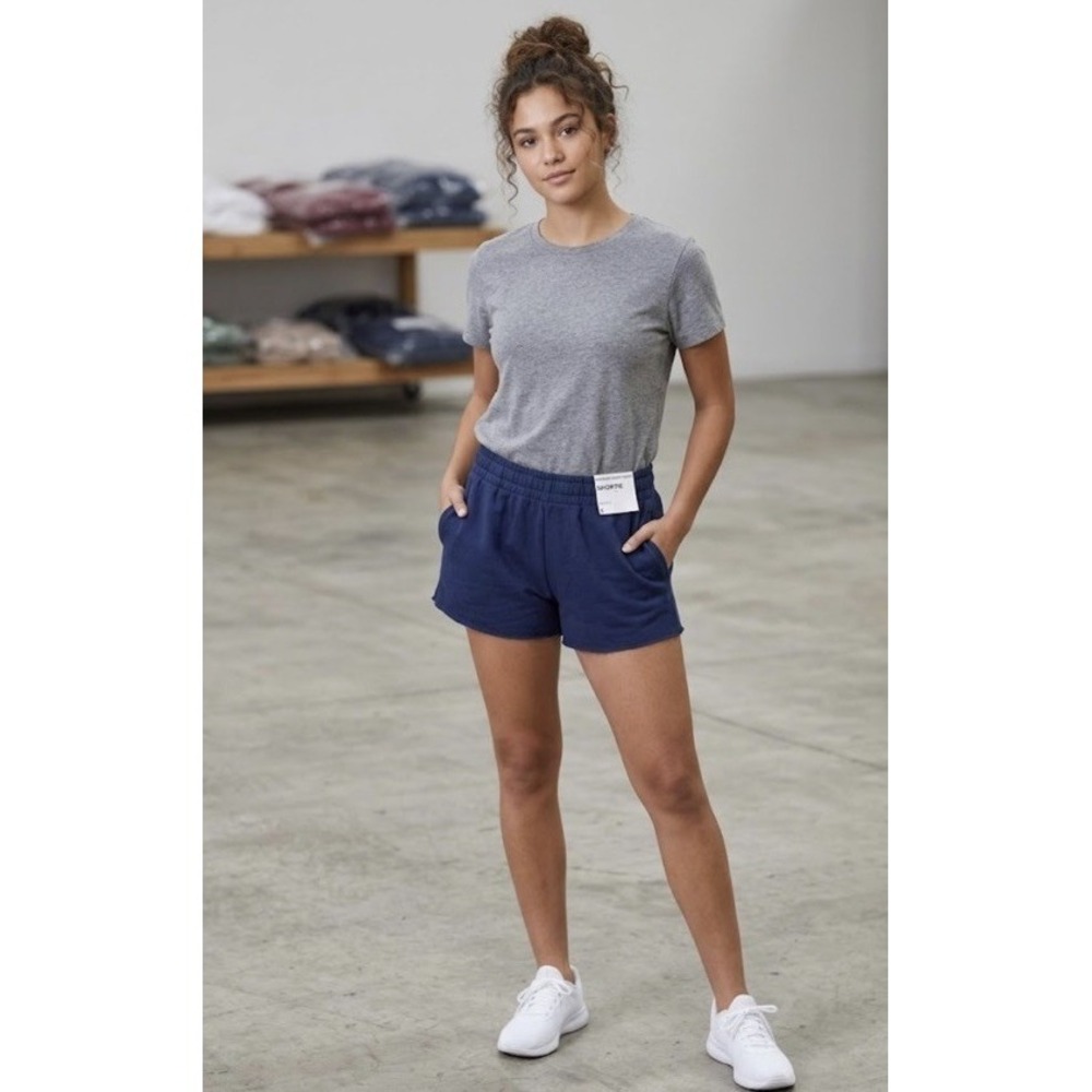 Refuge French Terry SHORTIE‎ Shorts Womens Lounge Sweat Shorts NWT S